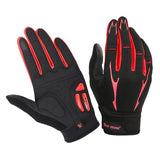 Maxbell Full Finger Cycling Gloves Touch Screen Outdoor Motorcycle Riding Mittens L