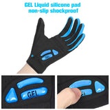 Maxbell Full Finger Cycling Gloves Touch Screen Motorcycle Bicycle Riding Mittens M