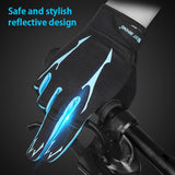 Maxbell Full Finger Cycling Gloves Touch Screen Motorcycle Bicycle Riding Mittens M