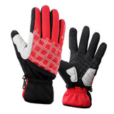 Maxbell Cycling Windproof Gloves Full Finger Thick Warm Waterproof Riding Mittens M