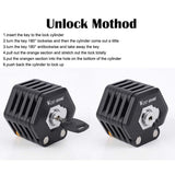 Maxbell Bike Anti Theft Chain Lock Portable Motorcycle Folding Hamburg Security Lock