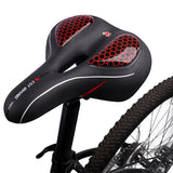 Maxbell Bicycle Front Seat Cushion Bike Seat with Waterproof Back Taillight Blue