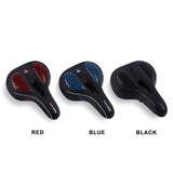 Maxbell Bicycle Front Seat Cushion Bike Seat with Waterproof Back Taillight Black