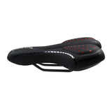 Maxbell Bicycle Seat Cycling Hollow Saddle Pad Replacement Soft Cushion Black+Red