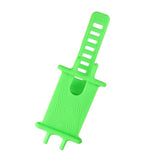 Maxbell Adjustable Soft Silicone Phone Holder Mount for Bicycle Handlebars Green