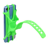 Maxbell Adjustable Soft Silicone Phone Holder Mount for Bicycle Handlebars Green