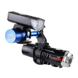 Maxbell Bicycle Light Mount Bike Extension Bracket Camera Light Stand Rack Blue