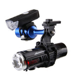 Maxbell Bicycle Light Mount Bike Extension Bracket Camera Light Stand Rack Blue