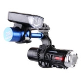 Maxbell Bicycle Light Mount Bike Extension Bracket Camera Light Stand Rack Blue