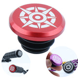 Maxbell 1 Piece Alloy Bicycle Bike Handlebar End Plugs Bar End Cap Red A