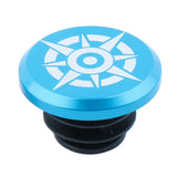 Maxbell 1 Piece Alloy Bicycle Bike Handlebar End Plugs Bar End Cap Blue A