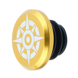 Maxbell 1 Piece Alloy Bicycle Bike Handlebar End Plugs Bar End Cap Golden A