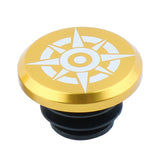 Maxbell 1 Piece Alloy Bicycle Bike Handlebar End Plugs Bar End Cap Golden A