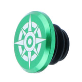 Maxbell 1 Piece Alloy Bicycle Bike Handlebar End Plugs Bar End Cap Green A