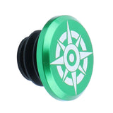 Maxbell 1 Piece Alloy Bicycle Bike Handlebar End Plugs Bar End Cap Green A