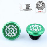 Maxbell 1 Piece Alloy Bicycle Bike Handlebar End Plugs Bar End Cap Green A