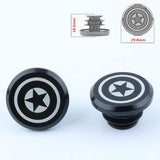 Maxbell 1 Piece Alloy Bicycle Bike Handlebar End Plugs Bar End Cap Black B