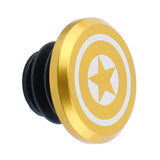 Maxbell 1 Piece Alloy Bicycle Bike Handlebar End Plugs Bar End Cap Golden B