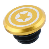 Maxbell 1 Piece Alloy Bicycle Bike Handlebar End Plugs Bar End Cap Golden B