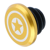 Maxbell 1 Piece Alloy Bicycle Bike Handlebar End Plugs Bar End Cap Golden B