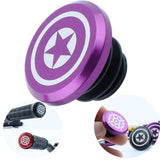 Maxbell 1 Piece Alloy Bicycle Bike Handlebar End Plugs Bar End Cap Purple B