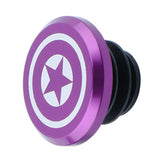 Maxbell 1 Piece Alloy Bicycle Bike Handlebar End Plugs Bar End Cap Purple B