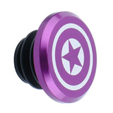 Maxbell 1 Piece Alloy Bicycle Bike Handlebar End Plugs Bar End Cap Purple B