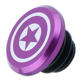 Maxbell 1 Piece Alloy Bicycle Bike Handlebar End Plugs Bar End Cap Purple B