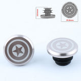 Maxbell 1 Piece Alloy Bicycle Bike Handlebar End Plugs Bar End Cap Silver B