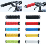 Maxbell Bike Handlebar Sleeve Rubber Bicycle Lock on Anti slip Grip Black Skull