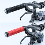 Maxbell Bike Handlebar Sleeve Rubber Bicycle Lock on Anti slip Grip Black Skull