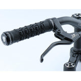Maxbell Bike Handlebar Sleeve Rubber Bicycle Lock on Anti slip Grip Black Skull