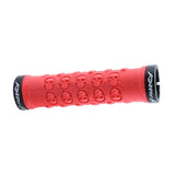 Maxbell Bike Handlebar Sleeve Rubber Bicycle Lock on Anti slip Grip Red Skull