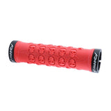 Maxbell Bike Handlebar Sleeve Rubber Bicycle Lock on Anti slip Grip Red Skull