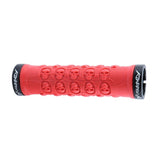 Maxbell Bike Handlebar Sleeve Rubber Bicycle Lock on Anti slip Grip Red Skull