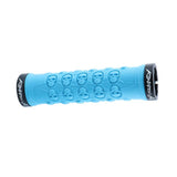 Maxbell Bike Handlebar Sleeve Rubber Bicycle Lock on Anti slip Grip Blue Skull