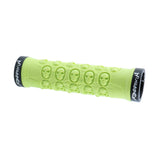Maxbell Bike Handlebar Sleeve Rubber Bicycle Lock on Anti slip Grip Green Skull