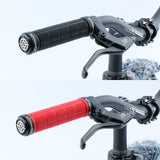 Maxbell Bike Handlebar Sleeve Rubber Bicycle Lock on Anti slip Grip Black Lattice