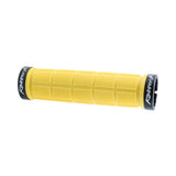 Maxbell Bike Handlebar Sleeve Rubber Bicycle Lock on Anti slip Grip Yellow Lattice