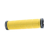 Maxbell Bike Handlebar Sleeve Rubber Bicycle Lock on Anti slip Grip Yellow Lattice