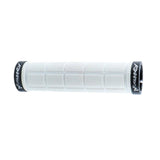 Maxbell Bike Handlebar Sleeve Rubber Bicycle Lock on Anti slip Grip White Lattice
