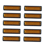 Maxbell 10 Pieces Cycling Foot Pedal Reflector Biking Biking Night Warning Light