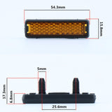 Maxbell 10 Pieces Cycling Foot Pedal Reflector Biking Biking Night Warning Light