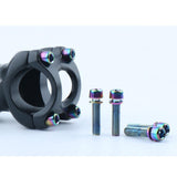 Maxbell 6 Pieces Bicycle Stem Bolts Ultralight Road Mountain Bike Screw 22.7x4.85mm