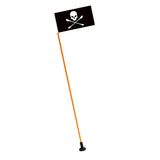 Maxbell Boat Safety Skull Flag Kayak Rail Mount Base Flag Pole Signal Safety Gear
