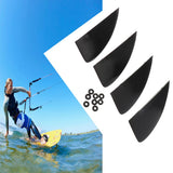 Maxbell 4x 1.5'' Fin for Kiteboard Kitesurfing Kiteboarding Kite Board Fly Surf Gear