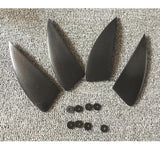Maxbell 4x 1.5'' Fin for Kiteboard Kitesurfing Kiteboarding Kite Board Fly Surf Gear