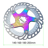Maxbell Bicycle Rotor Mountain Road Bike Brake Disc Floating Rotors & 6 Bolts 203mm