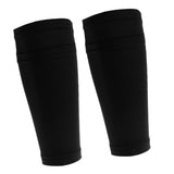 Maxbell Calf Compression Socks Leg Sleeve Running Sport Support Stockings L Black