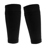 Maxbell Calf Compression Socks Leg Sleeve Running Sport Support Stockings L Black